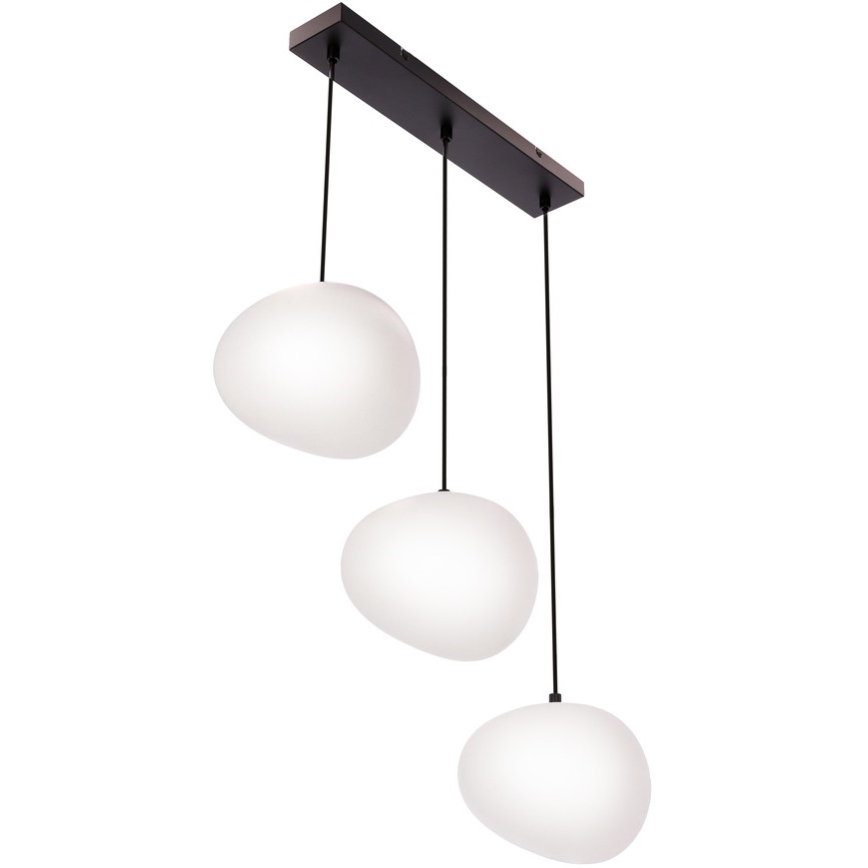 Підвісна люстра STONES 3xE27/40W/230V