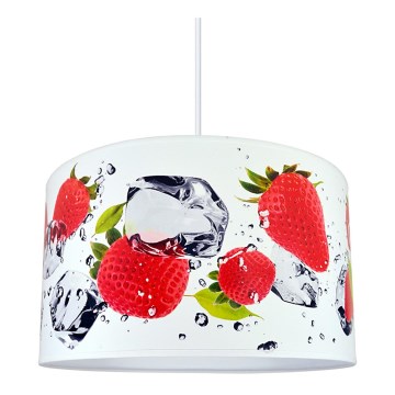Підвісна люстра STRAWBERRIES 1xE27/60W/230V