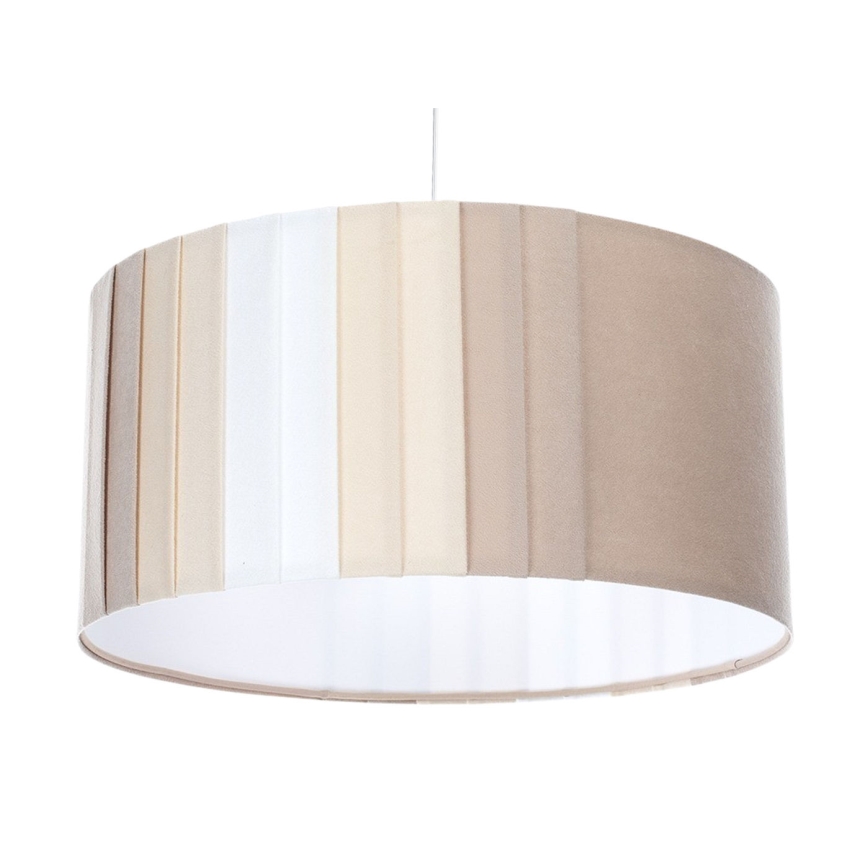 Підвісна люстра STRIPES 1xE27/60W/230V, діаметр 40 см, бежевого кольору