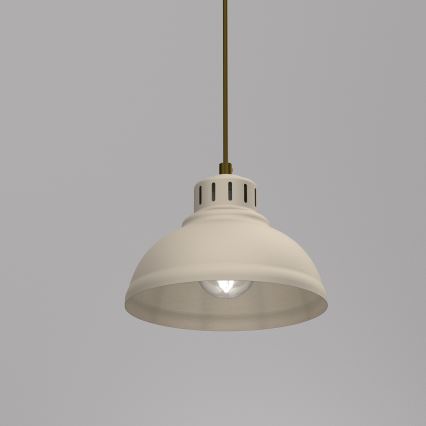 Підвісна люстра SVEN 1xE27/15W/230V бежевий