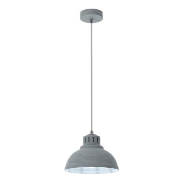 Підвісна люстра SVEN 1xE27/15W/230V сірий