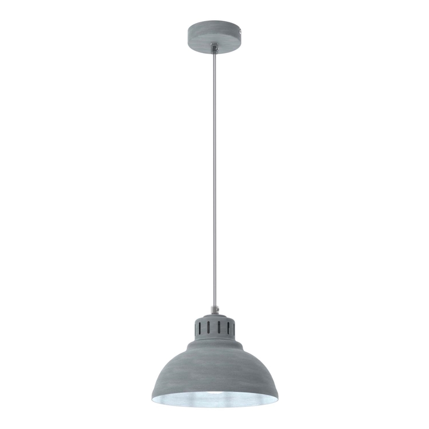 Підвісна люстра SVEN 1xE27/15W/230V сірий