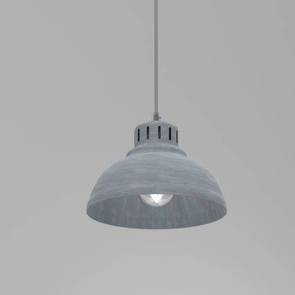 Підвісна люстра SVEN 1xE27/15W/230V сірий