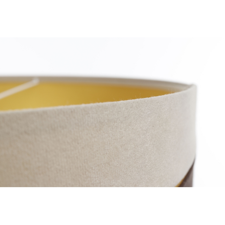 Підвісна люстра SWING 1xE27/60W/230V коричневий/бежевий/золотий