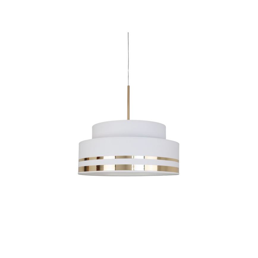 Підвісна люстра TAMI 1xE27/60W/230V кремовий/золотий