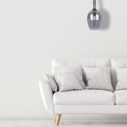 Підвісна люстра TANGO 1xE14/40W/230V чорний