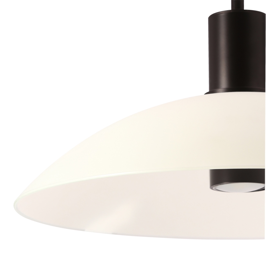 Підвісна люстра TEDIN 1xGU10/15W/230V біла/чорна
