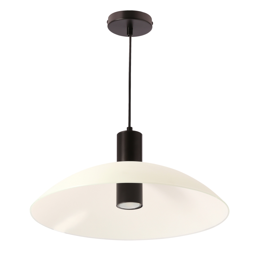 Підвісна люстра TEDIN 1xGU10/15W/230V біла/чорна
