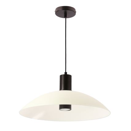 Підвісна люстра TEDIN 1xGU10/15W/230V біла/чорна