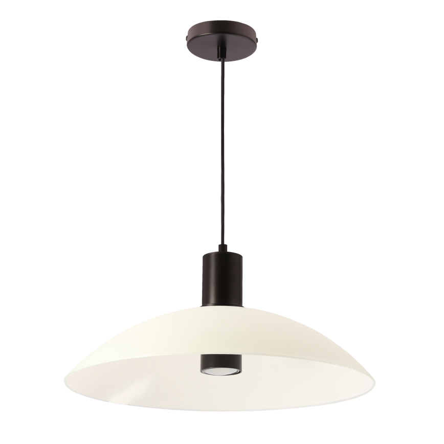 Підвісна люстра TEDIN 1xGU10/15W/230V біла/чорна