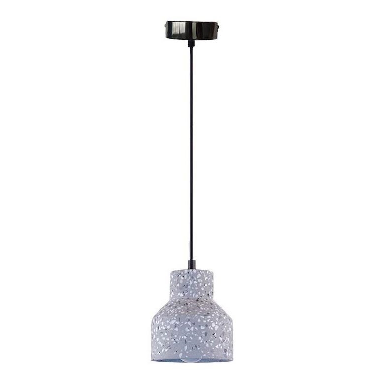 Підвісна люстра TERRAZZO 1xE27/60W/230V діаметр 12 см сірий