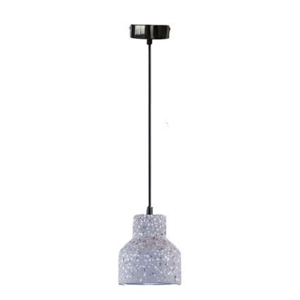 Підвісна люстра TERRAZZO 1xE27/60W/230V діаметр 12 см сірий