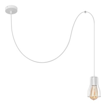 Підвісна люстра TUBE LONG 1xE27/15W/230V білий