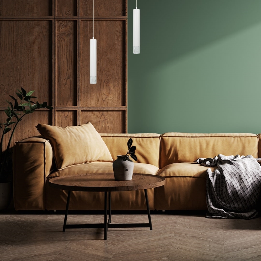 Підвісна люстра TUBI 1xGU10/8W/230V білий
