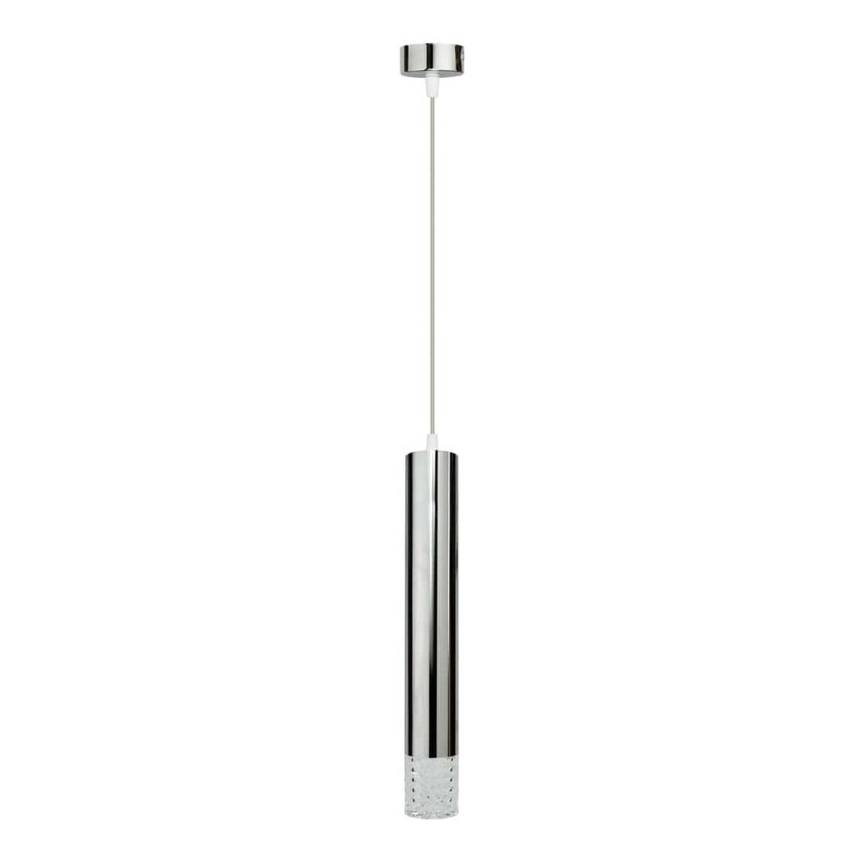 Підвісна люстра TUBI 1xGU10/8W/230V глянцевий хром