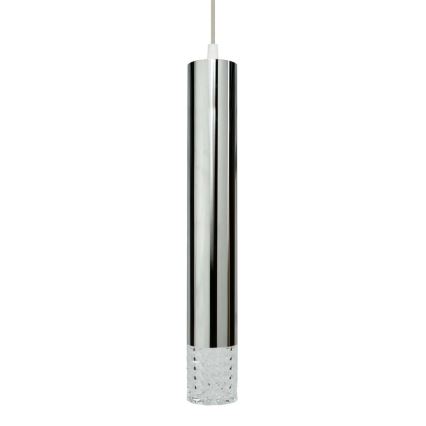 Підвісна люстра TUBI 1xGU10/8W/230V глянцевий хром