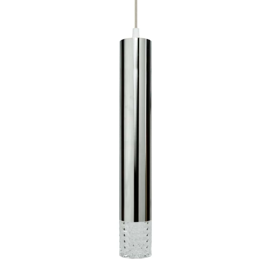 Підвісна люстра TUBI 1xGU10/8W/230V глянцевий хром