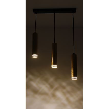 Підвісна люстра TUBO 3xGU10/25W/230V