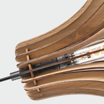 Підвісна люстра TUCCI 1xE27/60W/230V діаметр 29 см дуб