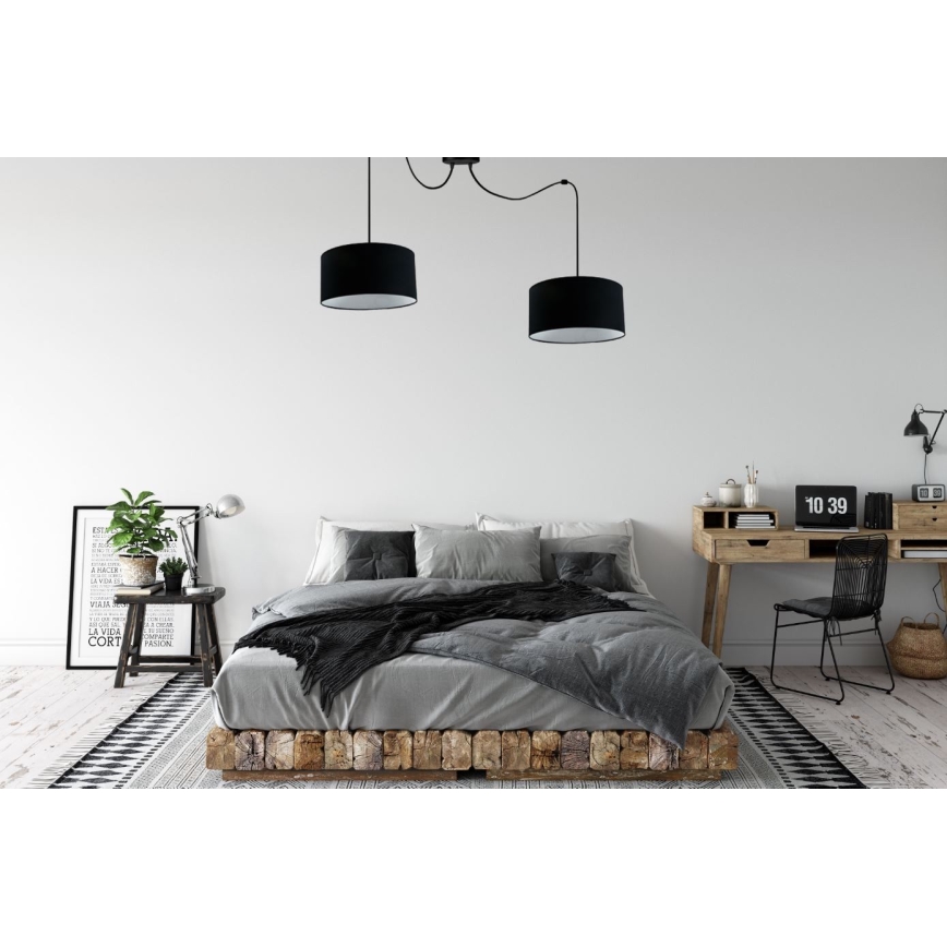 Підвісна люстра TUZ 2xE27/60W/230V павук