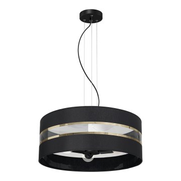 Підвісна люстра ULTIMO 3xE27/60W/230V чорний