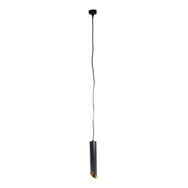 Підвісна люстра VALDA 1xGU10/30W/230V 132 см чорний