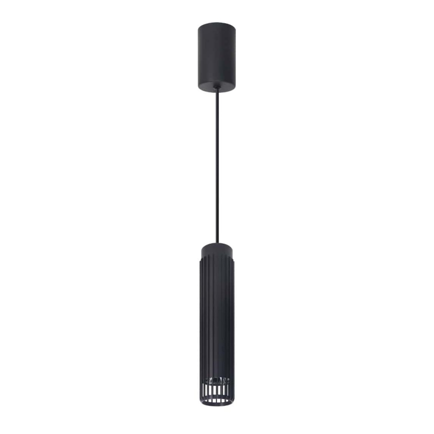 Підвісна люстра VERTICAL 1xGU10/8W/230V чорний