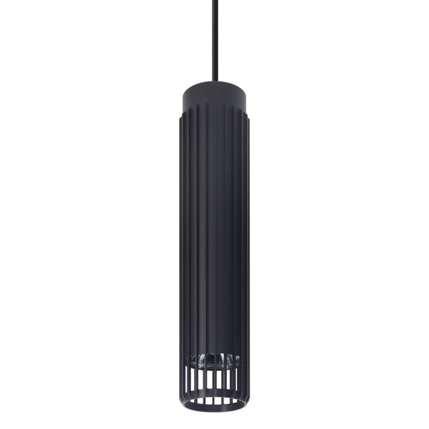 Підвісна люстра VERTICAL 1xGU10/8W/230V чорний