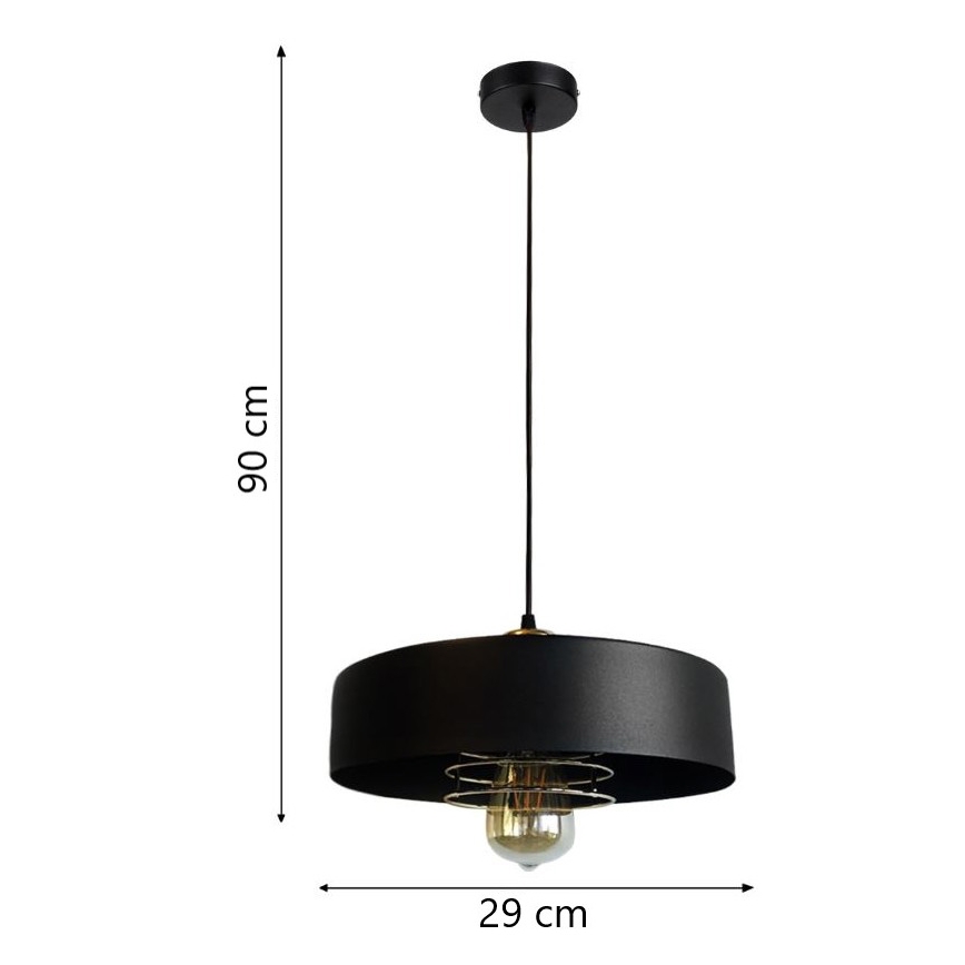 Підвісна люстра VEST 1xE27/60W/230V