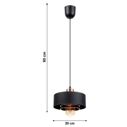 Підвісна люстра VEST 1xE27/60W/230V
