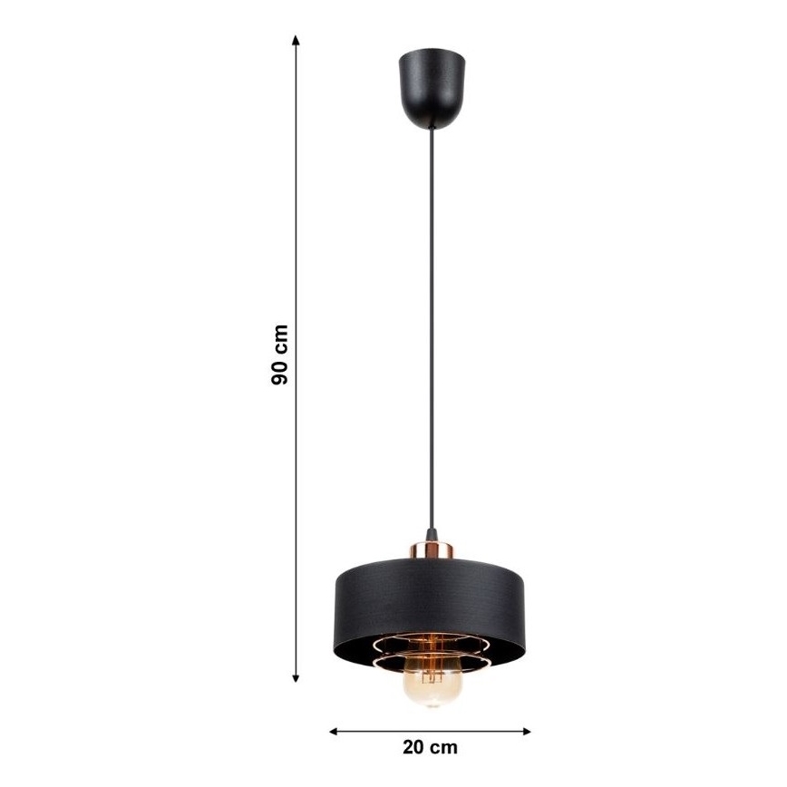 Підвісна люстра VEST 1xE27/60W/230V