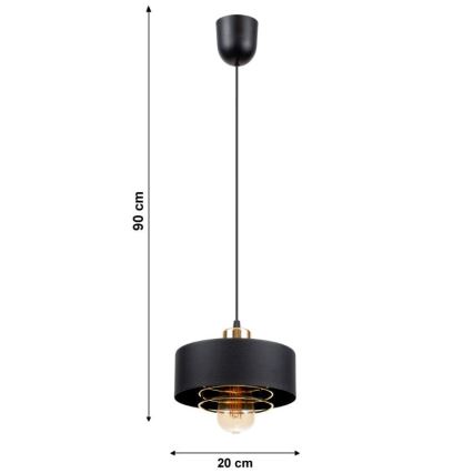 Підвісна люстра VEST 1xE27/60W/230V