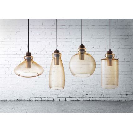 Підвісна люстра VETRO 1xE27/60W/230V бук