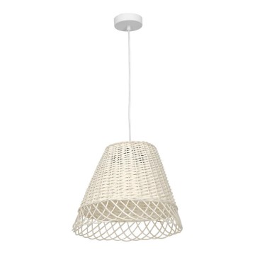 Підвісна люстра VIMINI 1xE27/40W/230V ротанґ