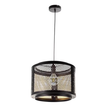 Підвісна люстра VITO 1xE27/40W/230V чорний