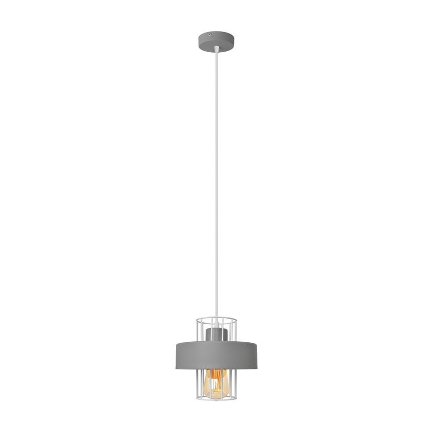 Підвісна люстра VOLTA 1xE27/15W/230V сірий