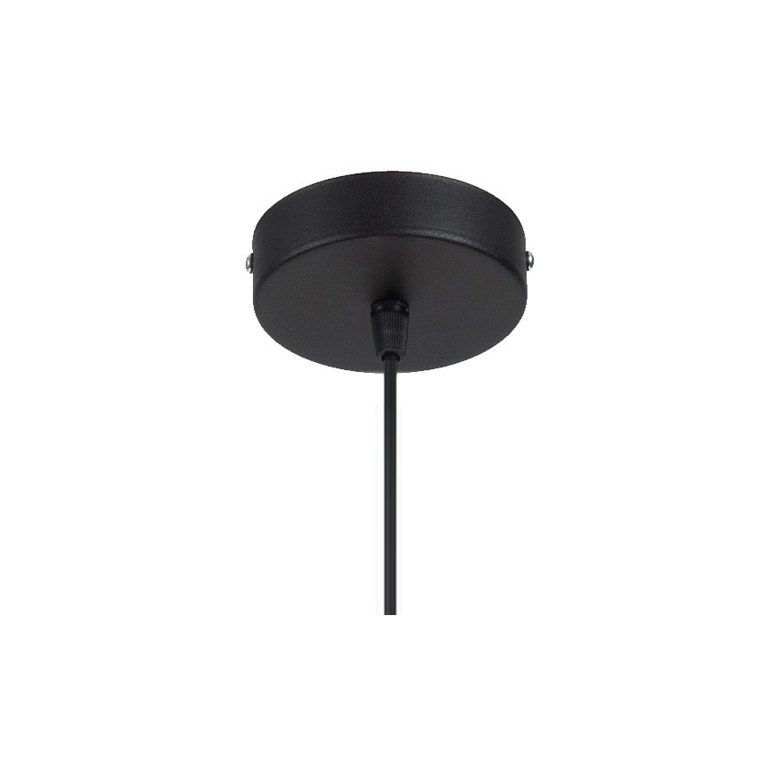 Підвісна люстра WILL 1xE27/60W/230V чорний