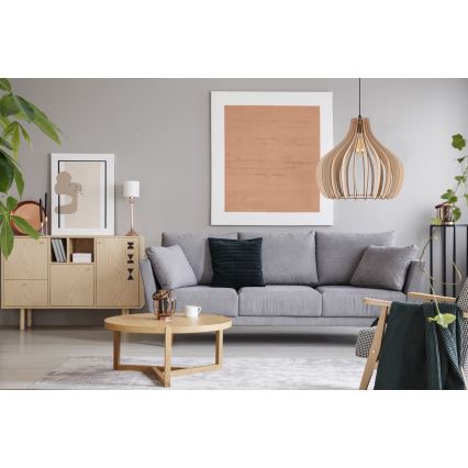 Підвісна люстра WILL 1xE27/60W/230V чорний