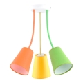 Підвісна люстра WIRE COLOUR 3xE27/60W/230V