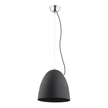 Підвісна люстра ZETES 1xE27/15W/230V чорний