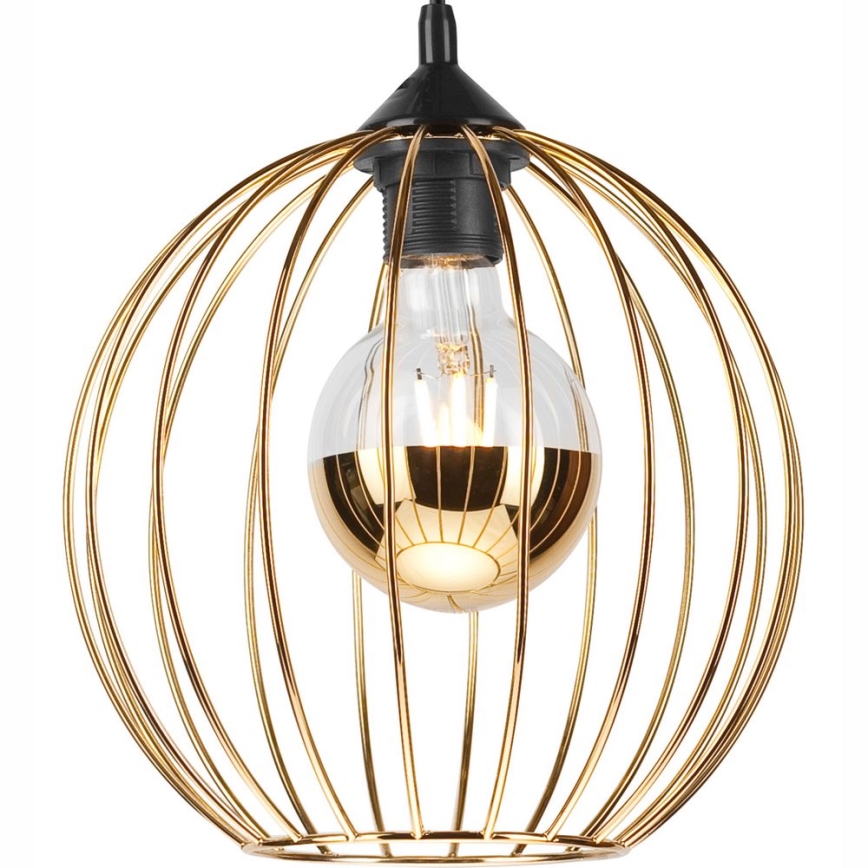 Підвісна люстра ZOYA 1xE27/60W/230V золотий