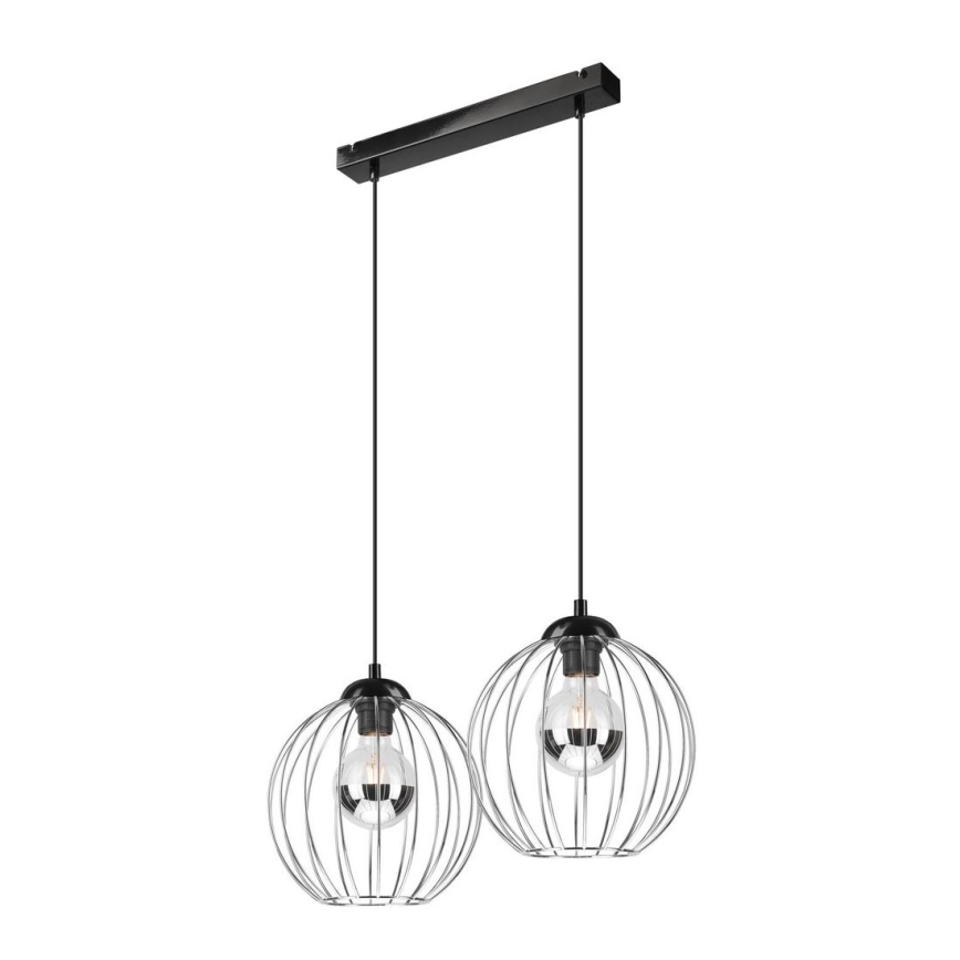 Підвісна люстра ZOYA 2xE27/60W/230V глянцевий хром
