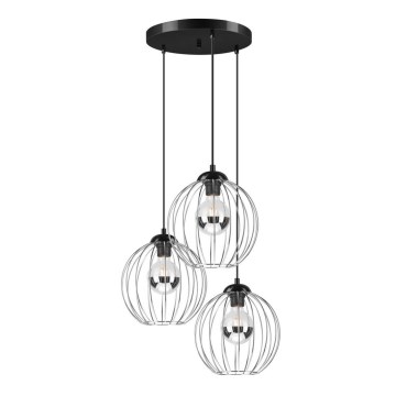 Підвісна люстра ZOYA 3xE27/60W/230V глянцевий хром