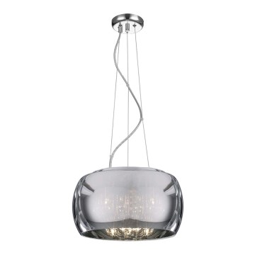 Підвісна ORCHIDE 5xG9/3W/230V глянцевий хром