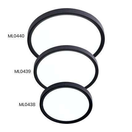 Підвісна система для світильників MAQ 18W/24W/50W 1 м чорний