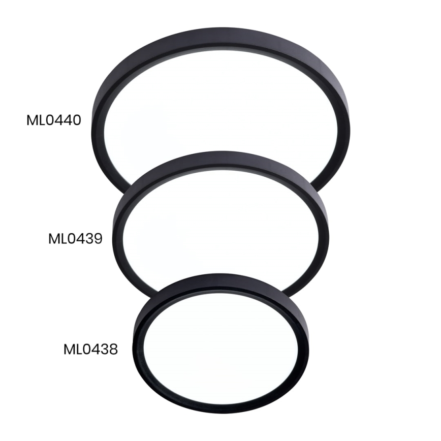 Підвісна система для світильників MAQ 18W/24W/50W 1 м чорний