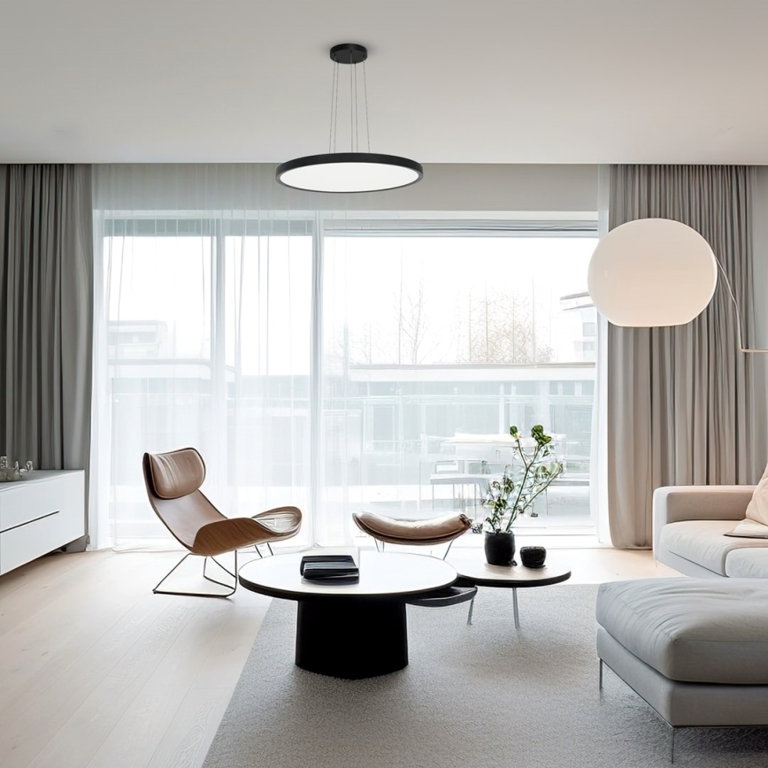 Підвісна система для світильників MAQ 32W/40W 1м чорна