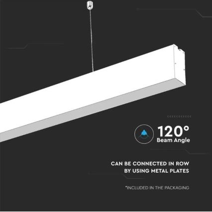 Підвісна світлодіодна люстра SAMSUNG CHIP LED/40W/230V 6400K біла