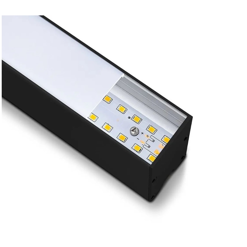 Підвісна світлодіодна люстра SAMSUNG CHIP LED/40W/230V 6400K чорна