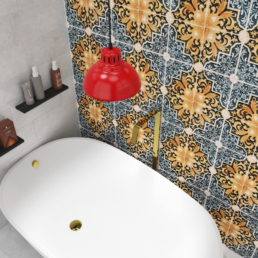 Підвісний світильник ALTAR 1xE27/60W червоний